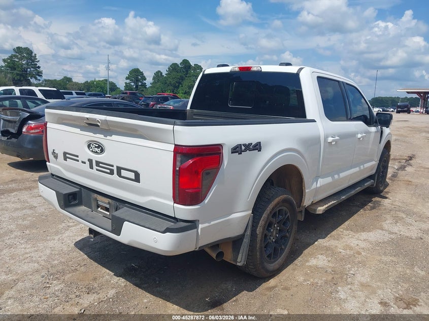 2025 Ford F-150 VIN 1FTFW3L5XSKD65617 IAAI salvage auction — LEFT FRONT, Salvage Title, sold $18,600 on 2026-07-29 (photo 4)