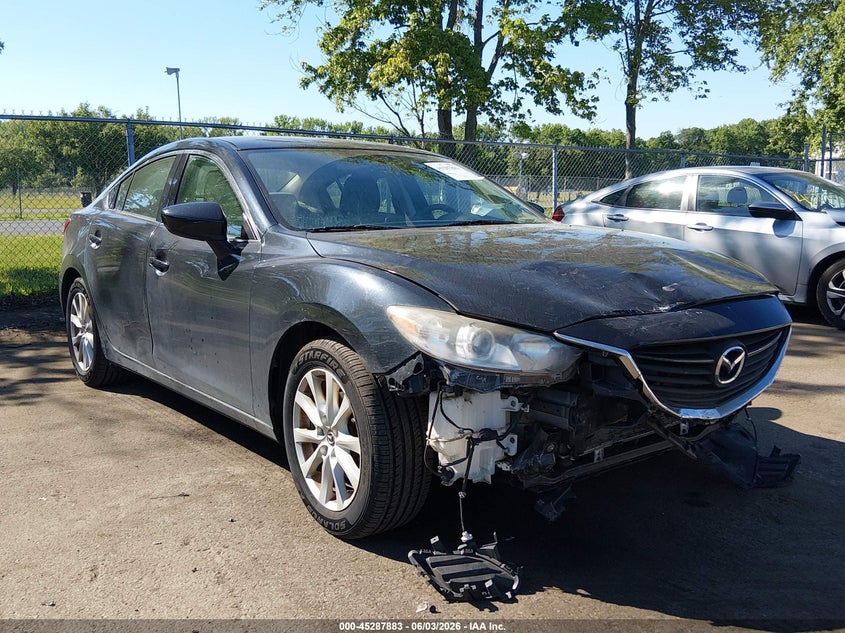 2016 Mazda 6 VIN JM1GJ1U56G1406618 IAAI salvage auction — FRONT END, Salvage Title, sold $1,200 on 2026-07-20 (photo 1)