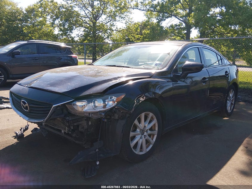2016 Mazda 6 VIN JM1GJ1U56G1406618 IAAI salvage auction — FRONT END, Salvage Title, sold $1,200 on 2026-07-20 (photo 2)