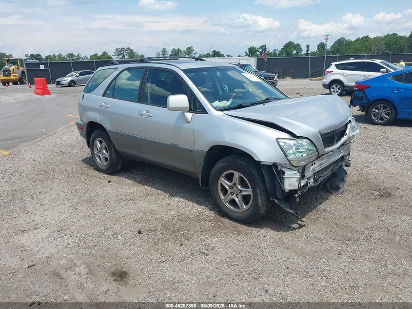 2002 Lexus Rx 300 VIN JTJHF10U920284478 IAAI salvage auction — FRONT END, Salvage (South Carolina), sold $425 on 2026-07-15 (photo 1)