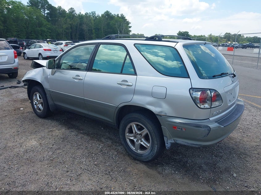 2002 Lexus Rx 300 VIN JTJHF10U920284478 IAAI salvage auction — FRONT END, Salvage (South Carolina), sold $425 on 2026-07-15 (photo 3)