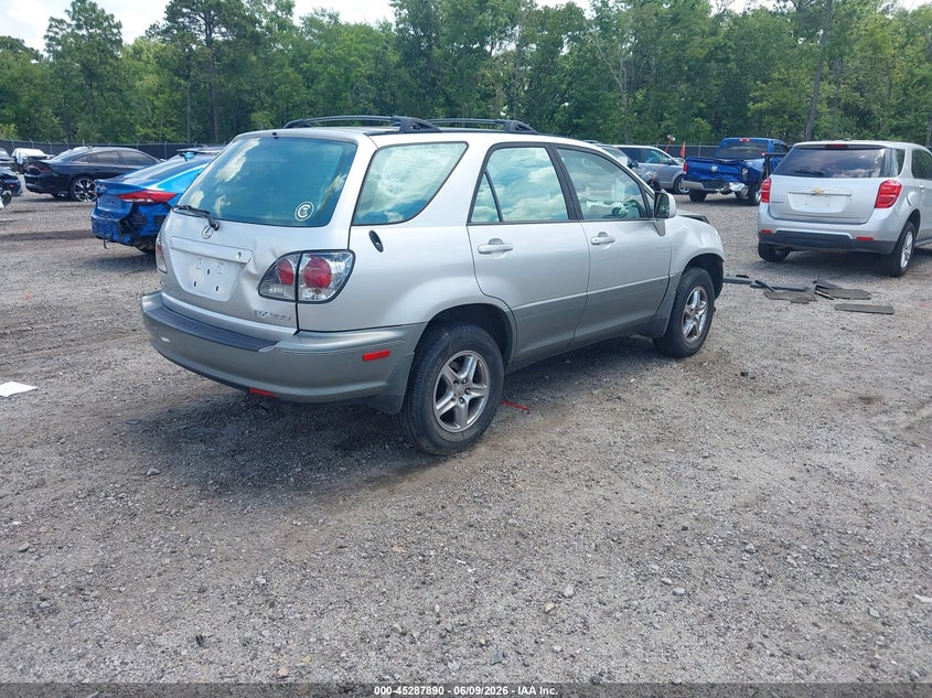 2002 Lexus Rx 300 VIN JTJHF10U920284478 IAAI salvage auction — FRONT END, Salvage (South Carolina), sold $425 on 2026-07-15 (photo 4)