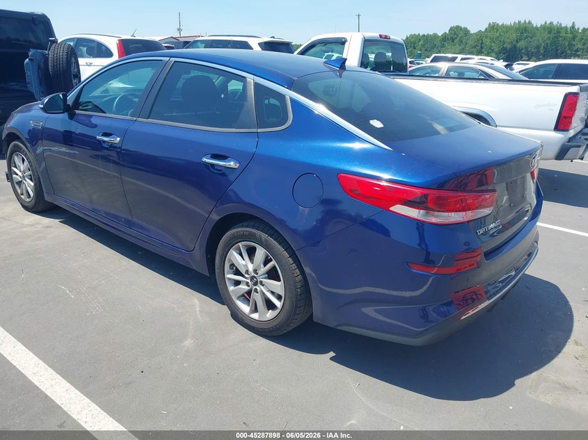 2019 Kia Optima VIN 5XXGT4L36KG277675 IAAI salvage auction — FRONT END, Salvage Title, sold $25 on 2026-07-22 (photo 3)