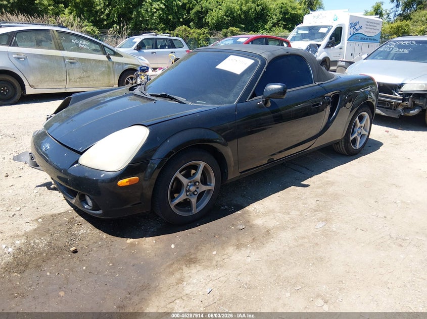 2003 Toyota Mr2 VIN JTDFR320530058429 IAAI salvage auction — NORMAL WEAR, Clear (Virginia), sold $425 on 2026-07-16 (photo 2)