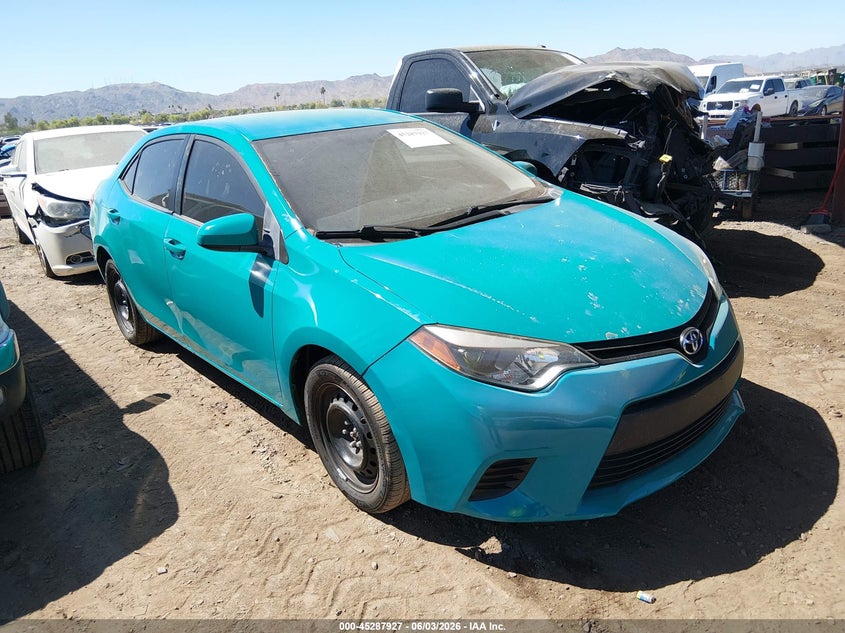 2014 Toyota Corolla VIN 5YFBURHE7EP065216 IAAI salvage auction — NORMAL WEAR, Clear-Dealer Only (Arizona), sold $2,775 on 2026-07-21 (photo 1)