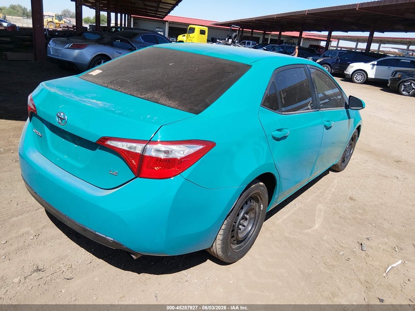 2014 Toyota Corolla VIN 5YFBURHE7EP065216 IAAI salvage auction — NORMAL WEAR, Clear-Dealer Only (Arizona), sold $2,775 on 2026-07-21 (photo 4)