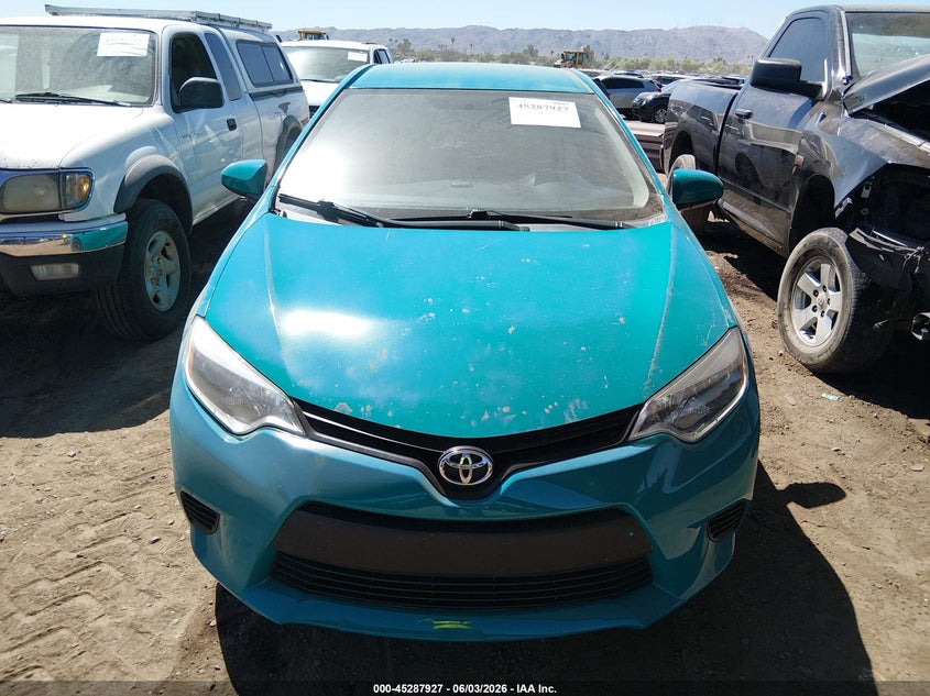 2014 Toyota Corolla VIN 5YFBURHE7EP065216 IAAI salvage auction — NORMAL WEAR, Clear-Dealer Only (Arizona), sold $2,775 on 2026-07-21 (photo 6)