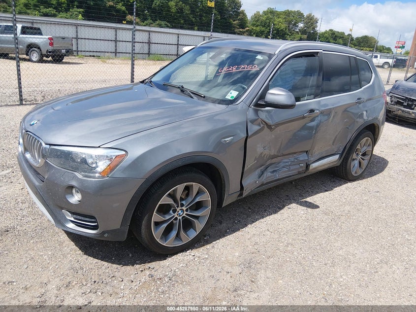 2016 BMW X3 VIN 5UXWX9C56G0D91037 IAAI salvage auction — LEFT SIDE, Salvage (Louisiana), sold $1,225 on 2026-07-29 (photo 2)