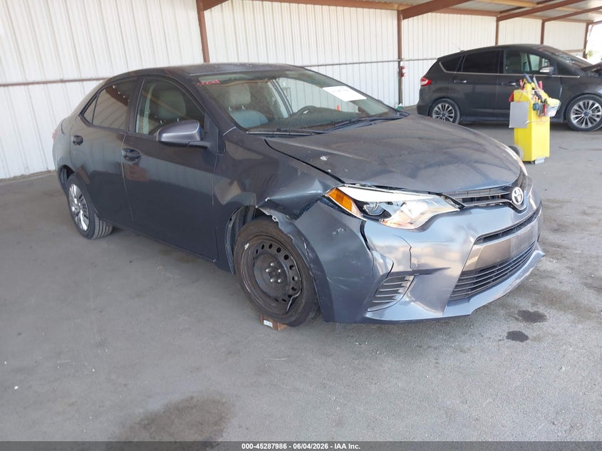 2016 Toyota Corolla VIN 5YFBURHE8GP497820 IAAI salvage auction — RIGHT FRONT, Salvage Title, sold $3,250 on 2026-07-30 (photo 1)