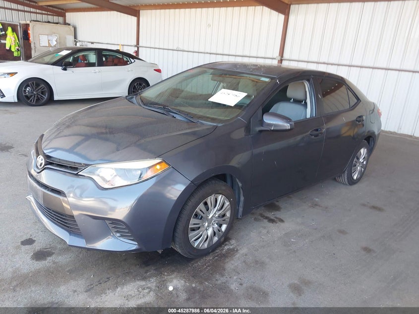 2016 Toyota Corolla VIN 5YFBURHE8GP497820 IAAI salvage auction — RIGHT FRONT, Salvage Title, sold $3,250 on 2026-07-30 (photo 2)