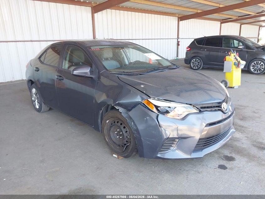 2016 Toyota Corolla VIN 5YFBURHE8GP497820 IAAI salvage auction — RIGHT FRONT, Salvage Title, sold $3,250 on 2026-07-30 (photo 6)
