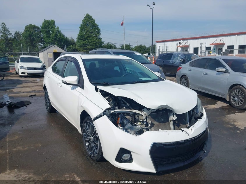 2016 Toyota Corolla VIN 5YFBURHE8GP446124 IAAI salvage auction — FRONT END, Salvage Title, sold $3,800 on 2026-07-20 (photo 1)