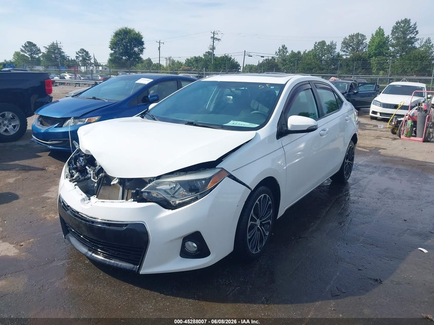 2016 Toyota Corolla VIN 5YFBURHE8GP446124 IAAI salvage auction — FRONT END, Salvage Title, sold $3,800 on 2026-07-20 (photo 2)