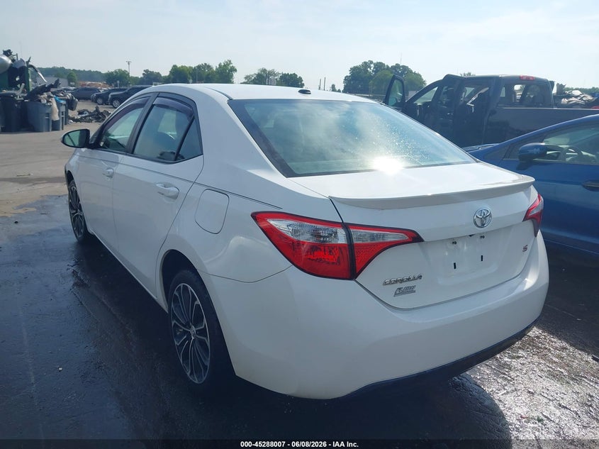 2016 Toyota Corolla VIN 5YFBURHE8GP446124 IAAI salvage auction — FRONT END, Salvage Title, sold $3,800 on 2026-07-20 (photo 3)