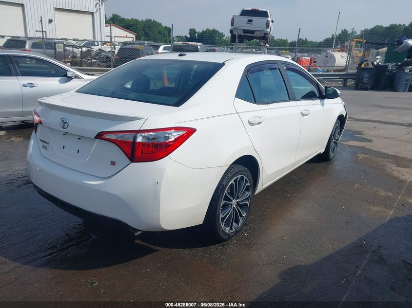 2016 Toyota Corolla VIN 5YFBURHE8GP446124 IAAI salvage auction — FRONT END, Salvage Title, sold $3,800 on 2026-07-20 (photo 4)