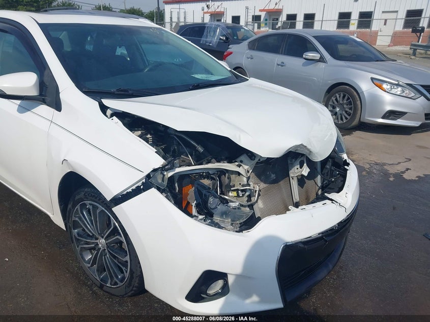 2016 Toyota Corolla VIN 5YFBURHE8GP446124 IAAI salvage auction — FRONT END, Salvage Title, sold $3,800 on 2026-07-20 (photo 6)