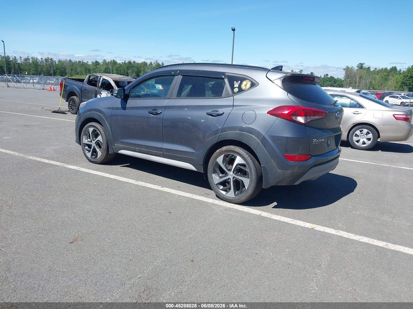 2018 Hyundai Tucson VIN KM8J3CA22JU676324 IAAI salvage auction — NORMAL WEAR, Clear (New York), sold $1,600 on 2026-07-09 (photo 3)