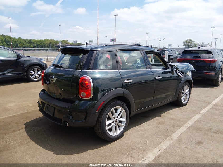 2014 Mini Countryman VIN WMWZC5C59EWP37346 IAAI salvage auction — FRONT END, Salvage (New Jersey), sold $750 on 2026-08-17 (photo 4)