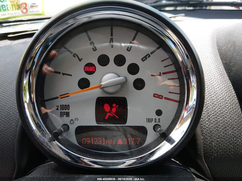 2014 Mini Countryman VIN WMWZC5C59EWP37346 IAAI salvage auction — FRONT END, Salvage (New Jersey), sold $750 on 2026-08-17 (photo 7)