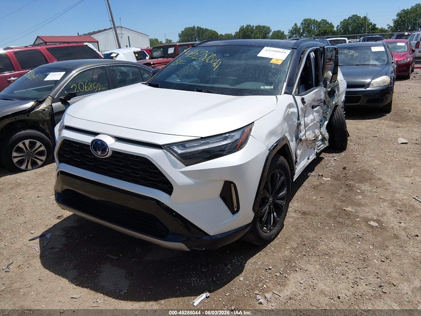 2023 Toyota Rav 4 VIN 4T3E6RFV0PU107177 IAAI salvage auction — LEFT SIDE, Salvage Title, sold $10,575 on 2026-07-23 (photo 2)