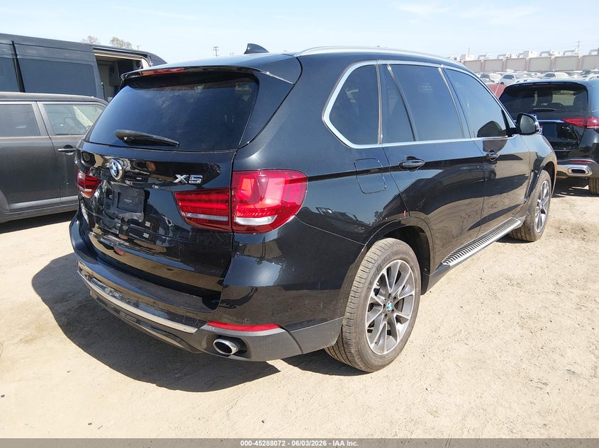 2017 BMW X5 VIN 5UXKR0C36H0V73225 IAAI salvage auction — LEFT REAR, Salvage Title, sold $5,450 on 2026-07-15 (photo 4)