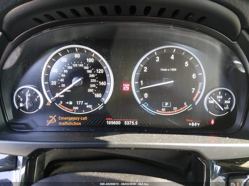 2017 BMW X5 VIN 5UXKR0C36H0V73225 IAAI salvage auction — LEFT REAR, Salvage Title, sold $5,450 on 2026-07-15 (photo 7)