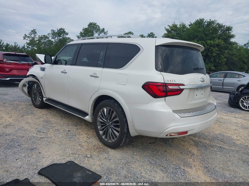 2019 Infiniti Qx80 VIN JN8AZ2NF8K9689372 IAAI salvage auction — FRONT END, Salvage Title, sold $5,650 on 2026-07-23 (photo 3)