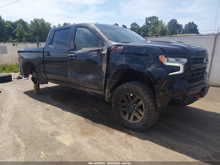 2023 Chevrolet Silverado VIN 3GCUDFED4PG204973 IAAI salvage auction — RIGHT FRONT, Salvage Title, sold $15,100 on 2026-07-25 (photo 1)