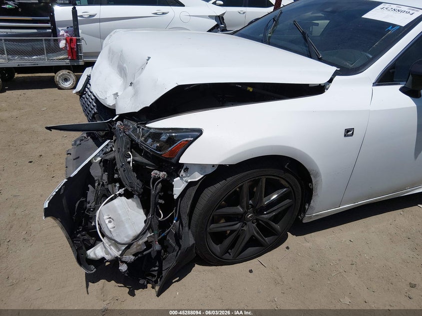 2020 Lexus Is VIN JTHGA1D23L5102427 IAAI salvage auction — FRONT END, Salvage Title, sold $5,650 on 2026-07-22 (photo 6)