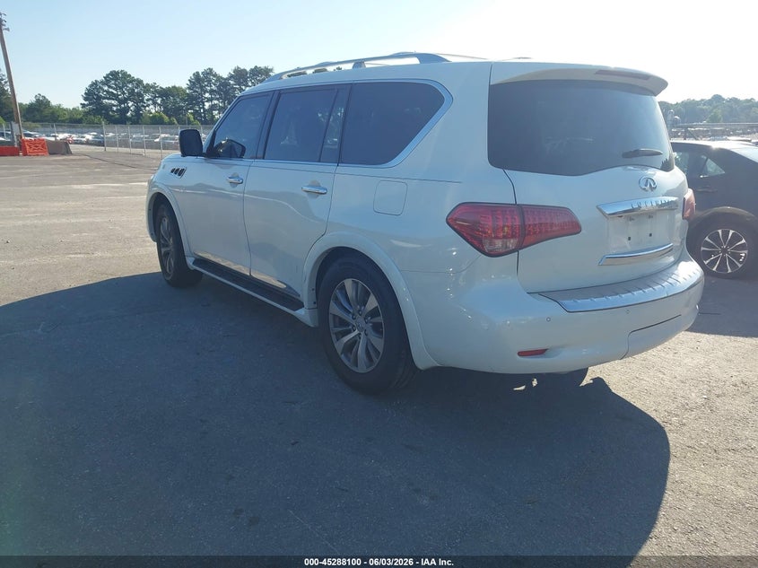 2016 Infiniti Qx80 VIN JN8AZ2NC7G9400740 IAAI salvage auction — FRONT END, Repossession Paperwork (Georgia), sold $5,750 on 2026-07-08 (photo 3)