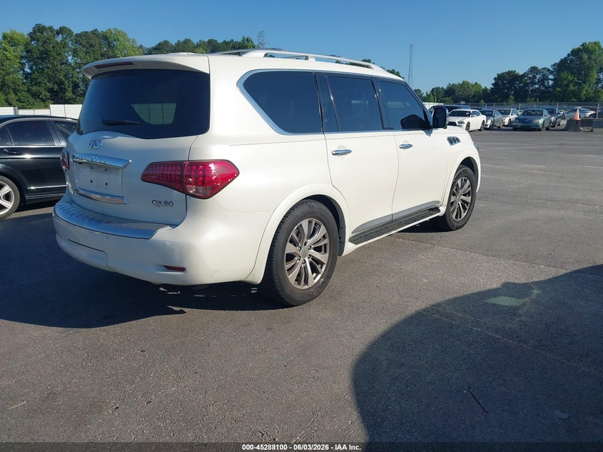 2016 Infiniti Qx80 VIN JN8AZ2NC7G9400740 IAAI salvage auction — FRONT END, Repossession Paperwork (Georgia), sold $5,750 on 2026-07-08 (photo 4)