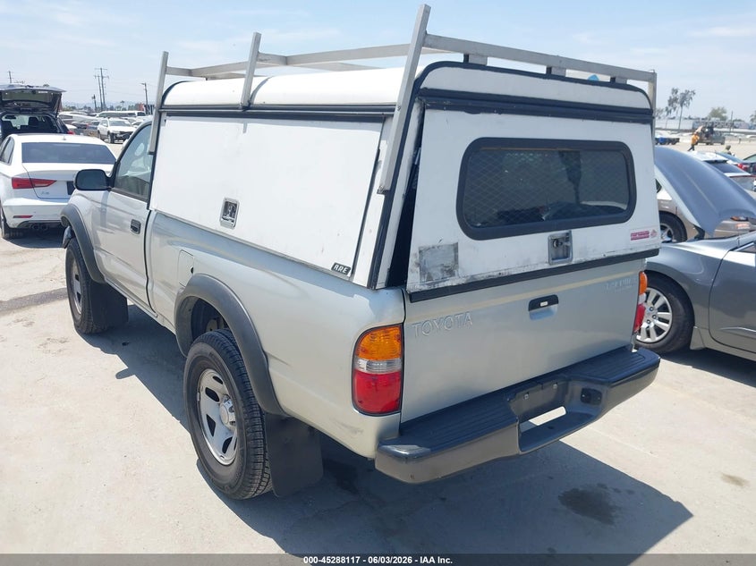 2003 Toyota Tacoma VIN 5TENM92N03Z211615 IAAI salvage auction — FRONT END, Salvage (California), sold $3,850 on 2026-07-22 (photo 3)