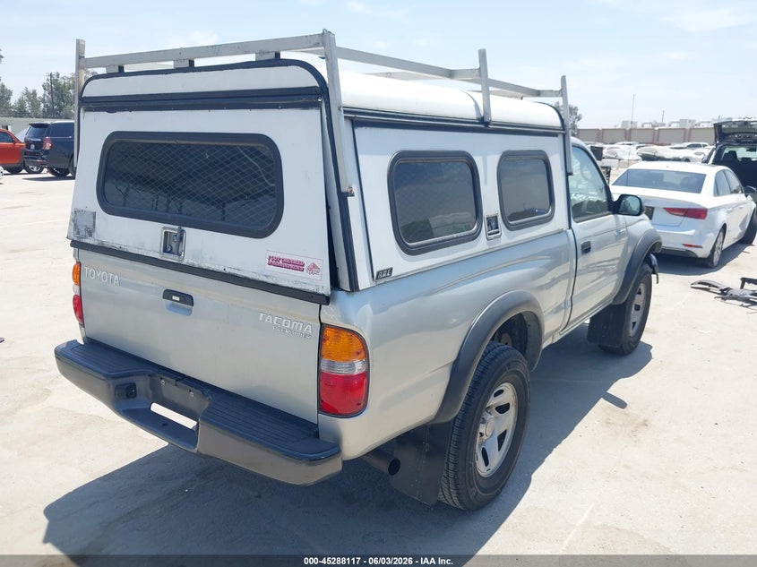 2003 Toyota Tacoma VIN 5TENM92N03Z211615 IAAI salvage auction — FRONT END, Salvage (California), sold $3,850 on 2026-07-22 (photo 4)