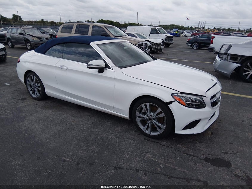 2020 Mercedes-benz C-klasse VIN WDDWK8DB6LF980839 IAAI salvage auction — WATER/FLOOD, Salvage Title, sold $9,875 on 2026-07-23 (photo 1)