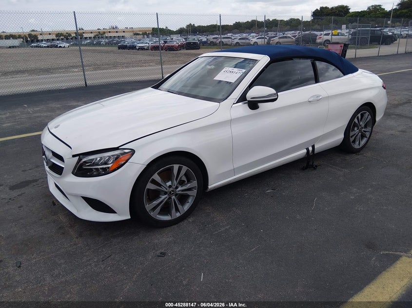 2020 Mercedes-benz C-klasse VIN WDDWK8DB6LF980839 IAAI salvage auction — WATER/FLOOD, Salvage Title, sold $9,875 on 2026-07-23 (photo 2)