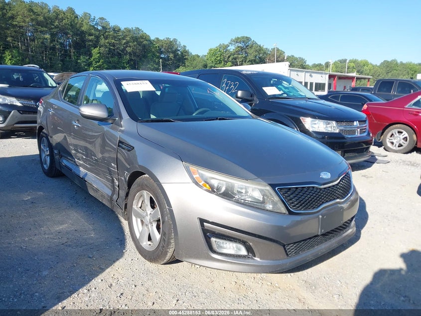 2014 Kia Optima VIN 5XXGM4A79EG297524 IAAI salvage auction — RIGHT SIDE, Salvage (Georgia), sold $1,175 on 2026-07-07 (photo 1)