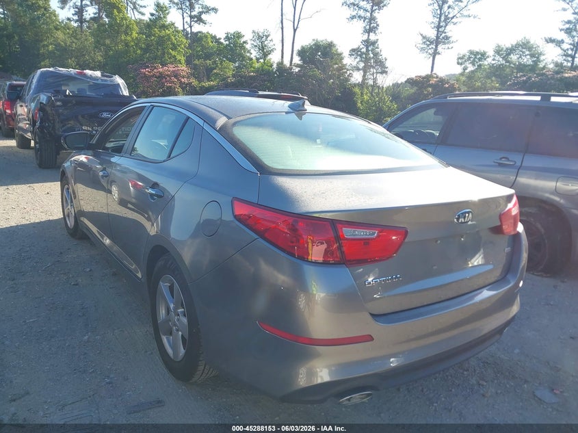 2014 Kia Optima VIN 5XXGM4A79EG297524 IAAI salvage auction — RIGHT SIDE, Salvage (Georgia), sold $1,175 on 2026-07-07 (photo 3)