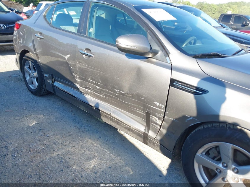 2014 Kia Optima VIN 5XXGM4A79EG297524 IAAI salvage auction — RIGHT SIDE, Salvage (Georgia), sold $1,175 on 2026-07-07 (photo 6)