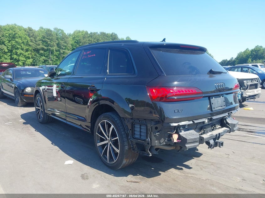 2023 Audi Q7 VIN WA1LXBF71PD001096 IAAI salvage auction — REAR END, Salvage Title, sold $25,250 on 2026-07-08 (photo 3)