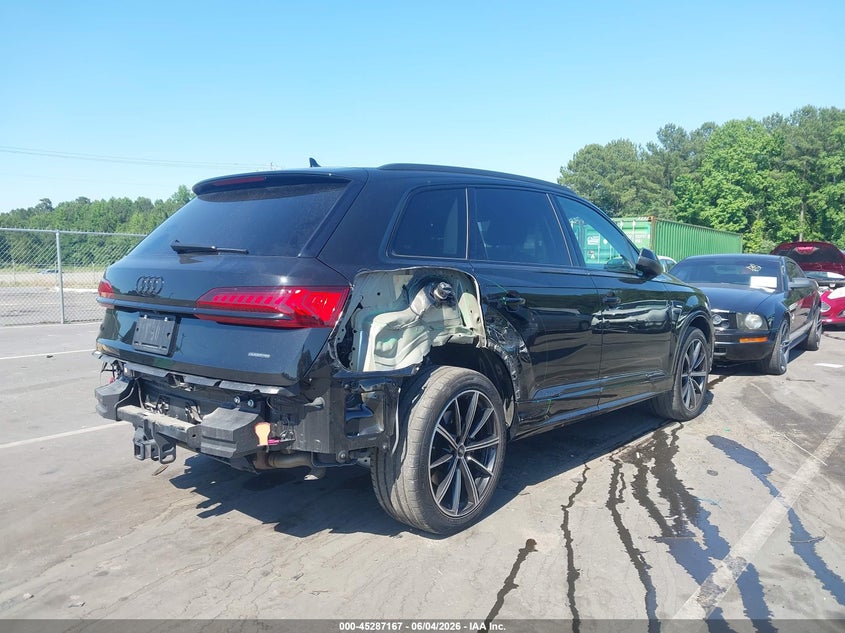 2023 Audi Q7 VIN WA1LXBF71PD001096 IAAI salvage auction — REAR END, Salvage Title, sold $25,250 on 2026-07-08 (photo 4)