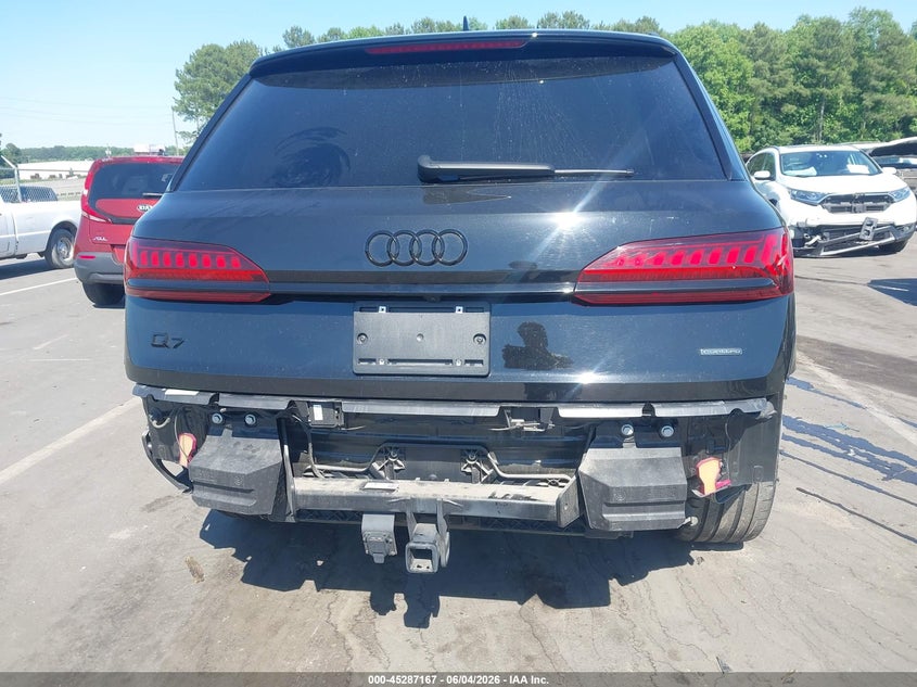 2023 Audi Q7 VIN WA1LXBF71PD001096 IAAI salvage auction — REAR END, Salvage Title, sold $25,250 on 2026-07-08 (photo 6)
