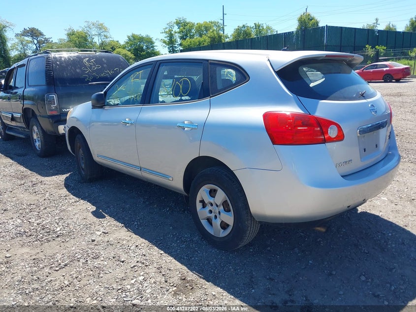 2013 Nissan Rogue VIN JN8AS5MV6DW642392 IAAI salvage auction — REAR END, Salvage Title, sold $425 on 2026-07-07 (photo 3)