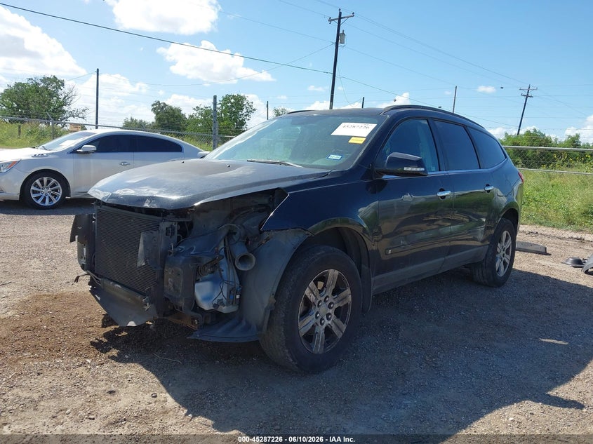 2010 Chevrolet Traverse VIN 1GNLRFED3AS120406 IAAI salvage auction — FRONT END, Original (Texas), sold $525 on 2026-07-09 (photo 2)