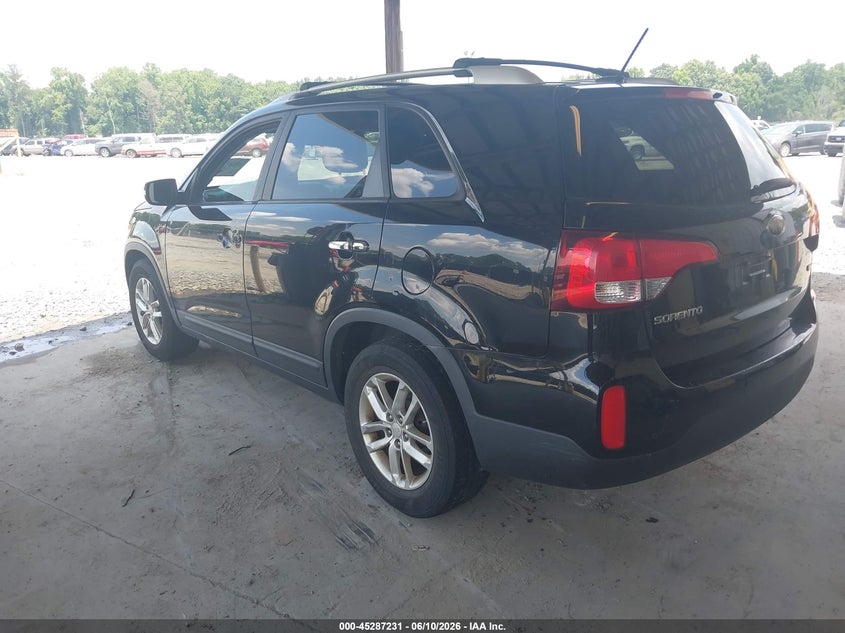 2014 Kia Sorento VIN 5XYKT3A60EG432058 IAAI salvage auction — NORMAL WEAR, Clear-Dealer Only (West Virginia), sold $900 on 2026-07-06 (photo 3)