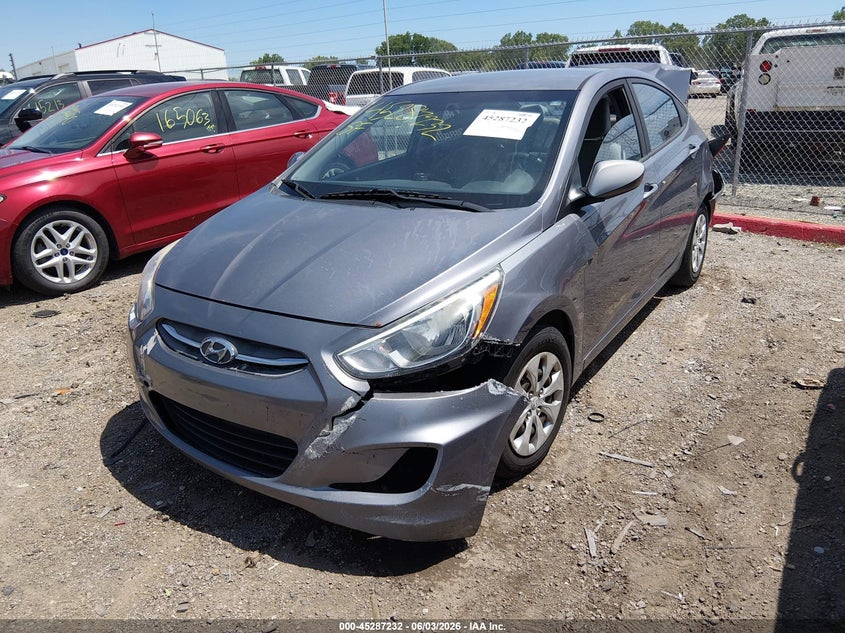 2016 Hyundai Accent VIN KMHCT4AE8GU073556 IAAI salvage auction — FRONT & REAR, Salvage Title, sold $400 on 2026-07-15 (photo 2)