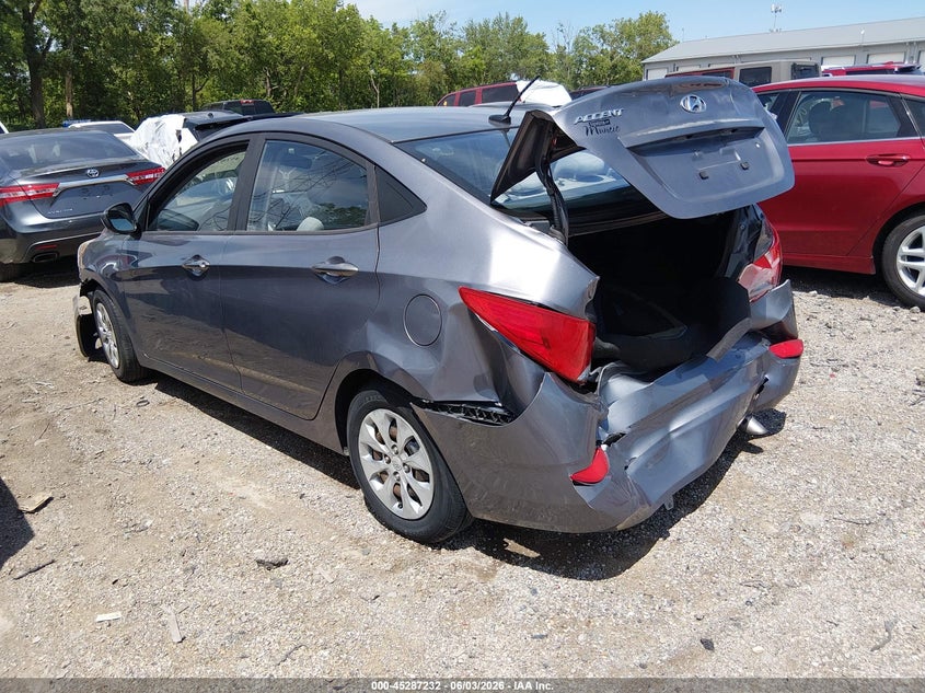 2016 Hyundai Accent VIN KMHCT4AE8GU073556 IAAI salvage auction — FRONT & REAR, Salvage Title, sold $400 on 2026-07-15 (photo 3)