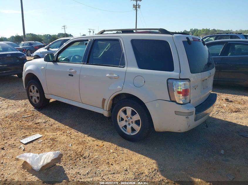 2009 Mercury Mariner VIN 4M2CU81G19KJ07369 IAAI salvage auction — REAR END, Salvage (North Carolina), sold $250 on 2026-07-09 (photo 3)
