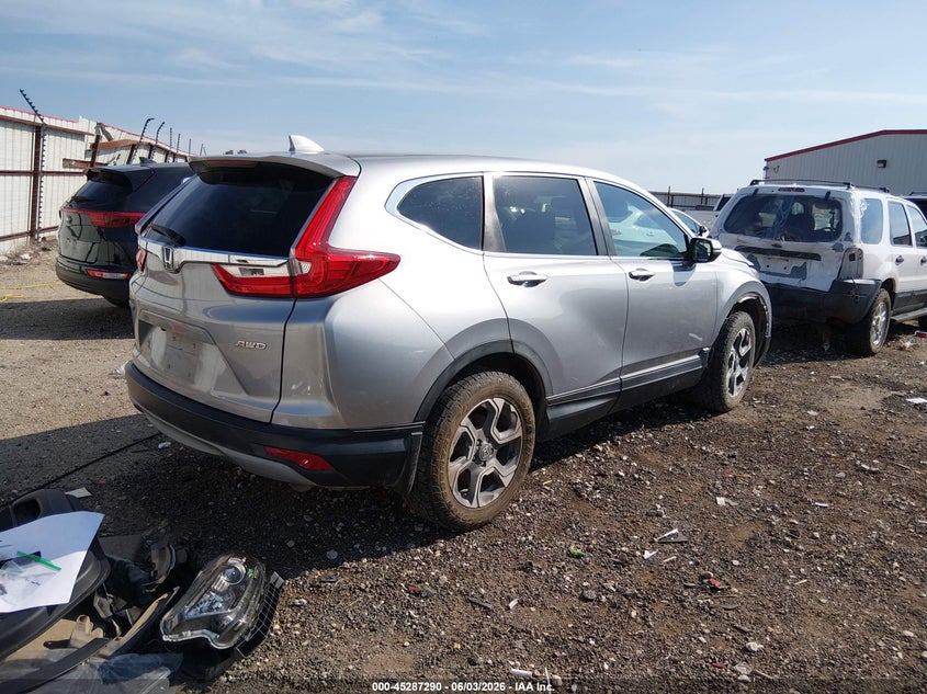 2019 Honda Cr-v VIN 7FARW2H89KE032496 IAAI salvage auction — FRONT END, Salvage Title, sold $8,600 on 2026-07-09 (photo 4)