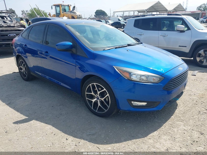 2018 Ford Focus VIN 1FADP3FE0JL265704 IAAI salvage auction — FRONT END, Salvage Title, sold $1,800 on 2026-07-15 (photo 1)