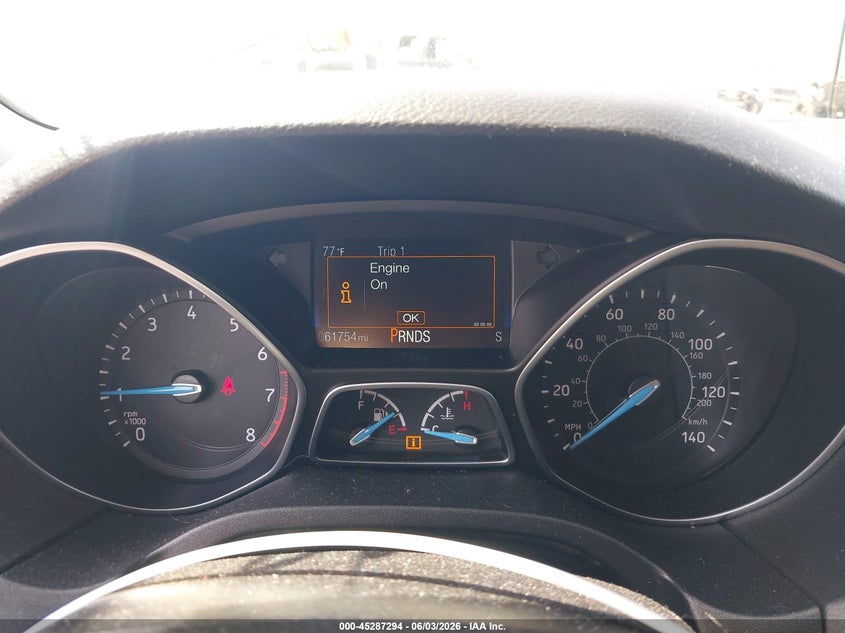 2018 Ford Focus VIN 1FADP3FE0JL265704 IAAI salvage auction — FRONT END, Salvage Title, sold $1,800 on 2026-07-15 (photo 7)